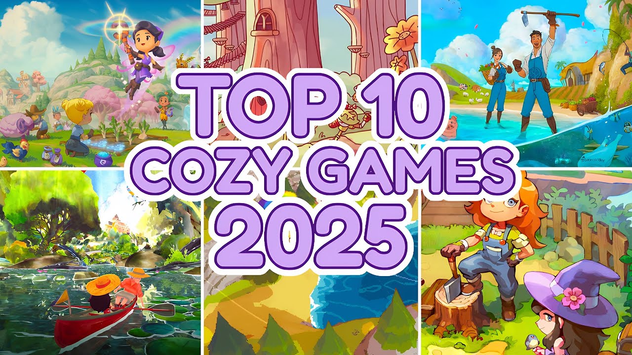 Top 10 Cozy Games 2025 | Die besten Spiele zum Abschalten auf Switch & PC