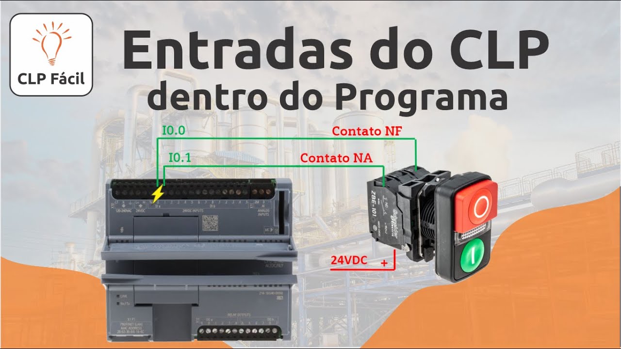 Entenda Como as ENTRADAS do CLP são Representadas lá dentro do seu Programa | CLP Fácil