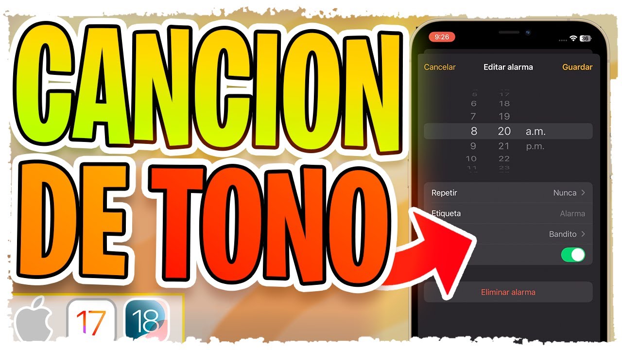 Como Poner una Canci&oacute;n de Alarma en iPhone ✅