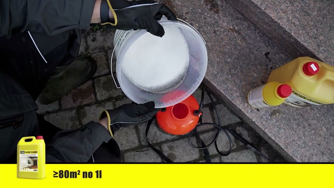 SAKRET CLEAN / fasādes tīrī&scaron;anas līdzeklis