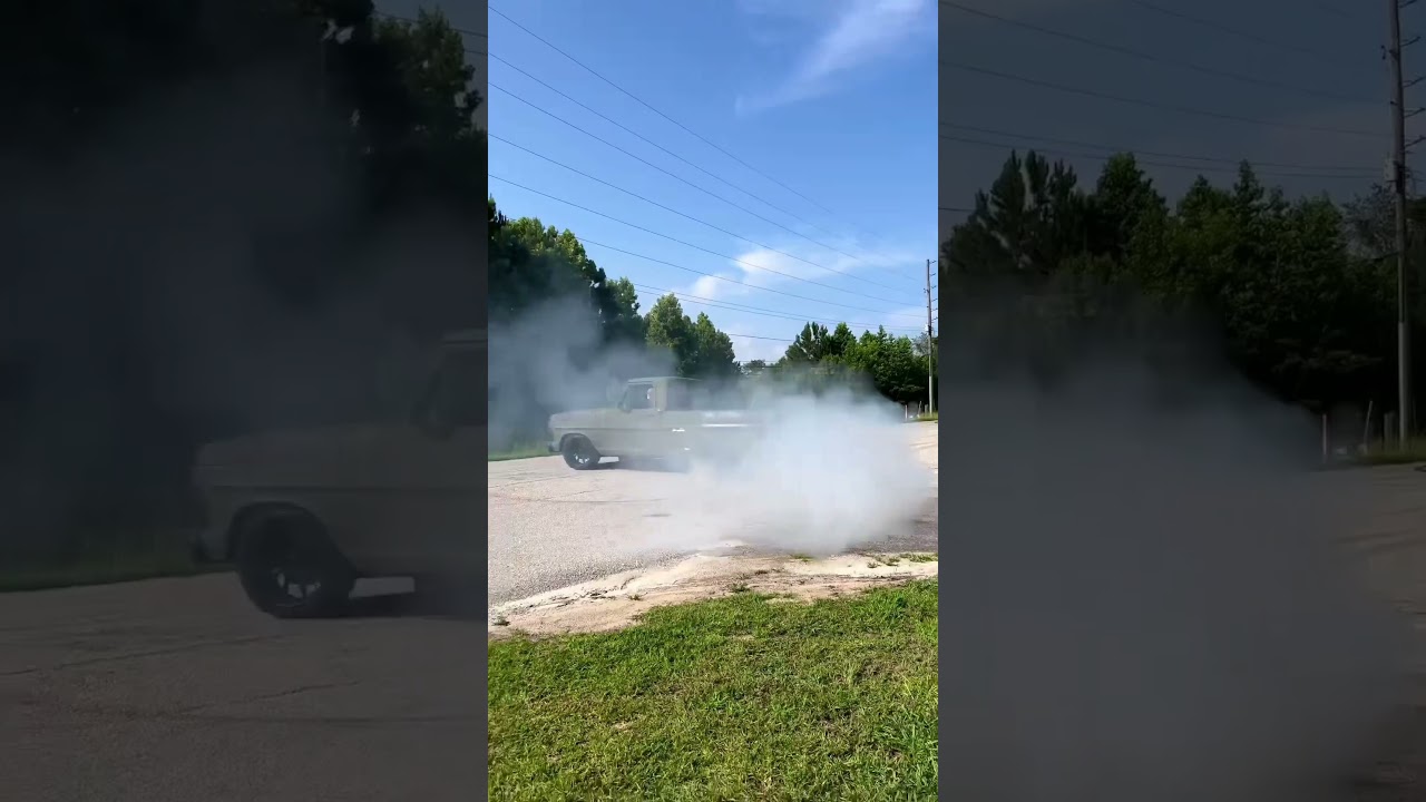 Ford Burnout Legendary - insta@dads55ford #legend #ford #wipeout #f100 #classictrucks #youtuber #hot