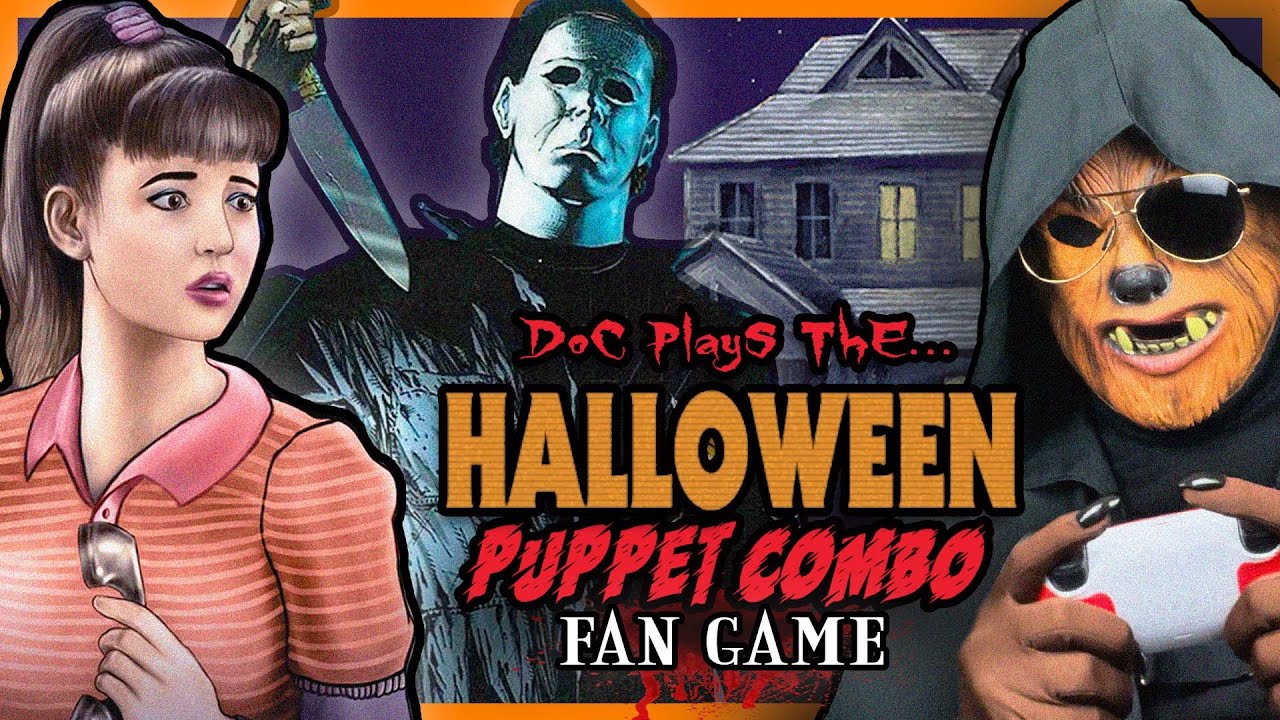 Док играет в фан-игру «Хэллоуин» от Puppet Combo | Я наконец-то победил форму