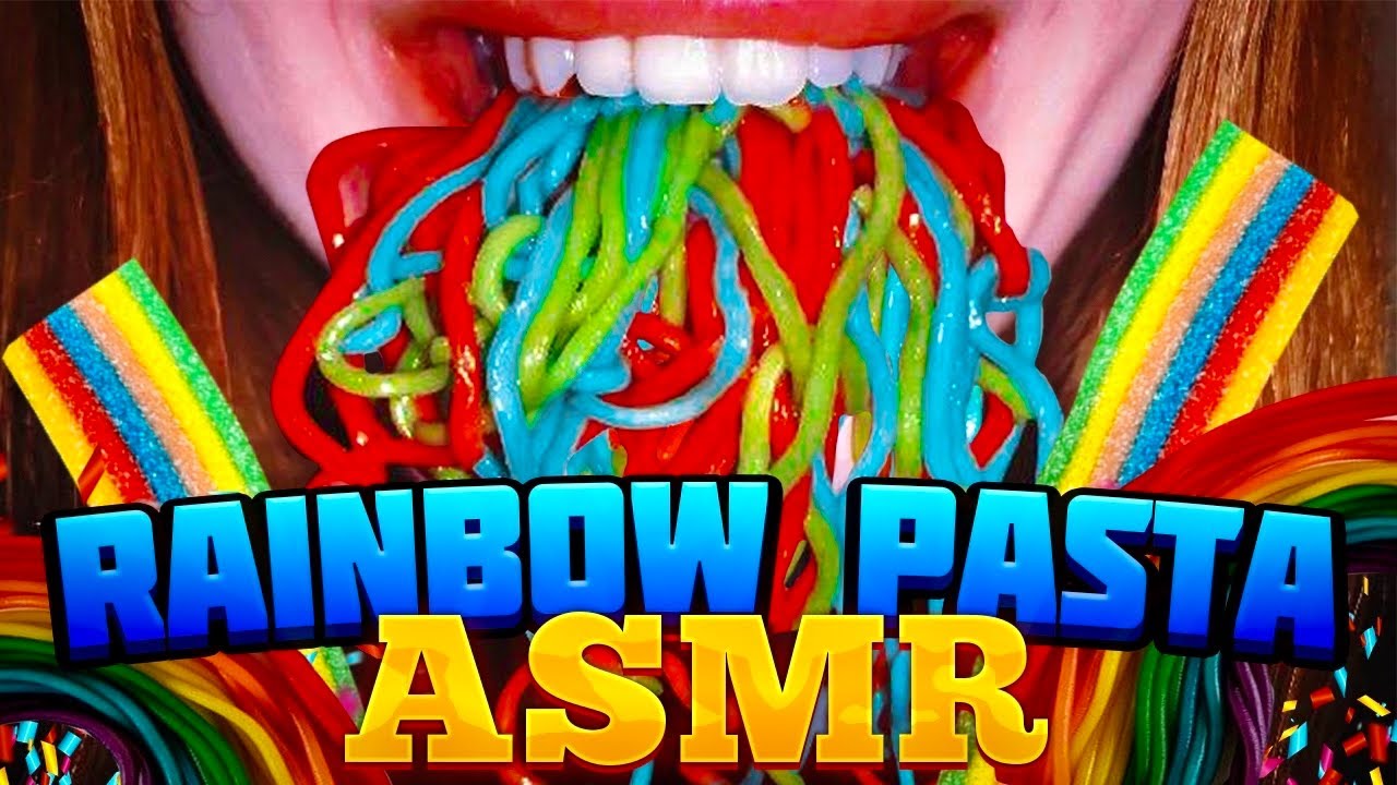 RAINBOW PASTA ✪ CHINA NOODLE ✪ 🍝🇨🇳 ASMR BTS: MUKBANG