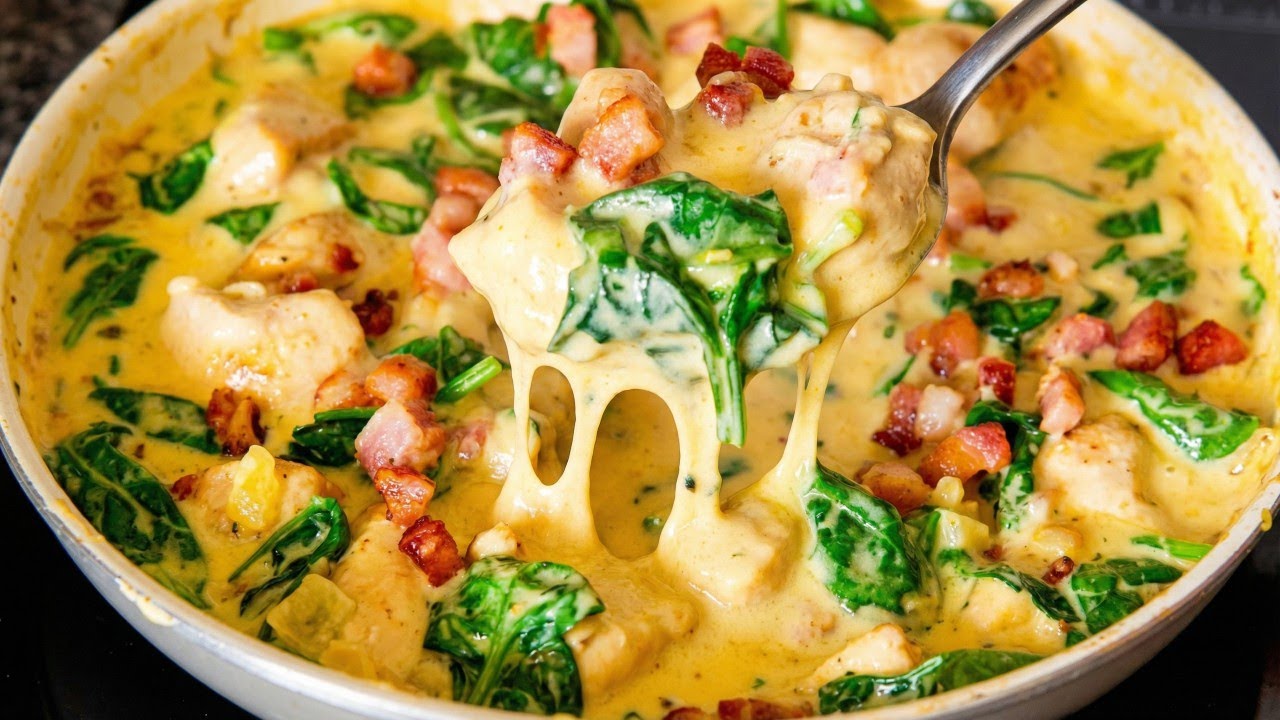 Курица в сливочно-дижонском соусе – ресторанный вкус за 30 минут.