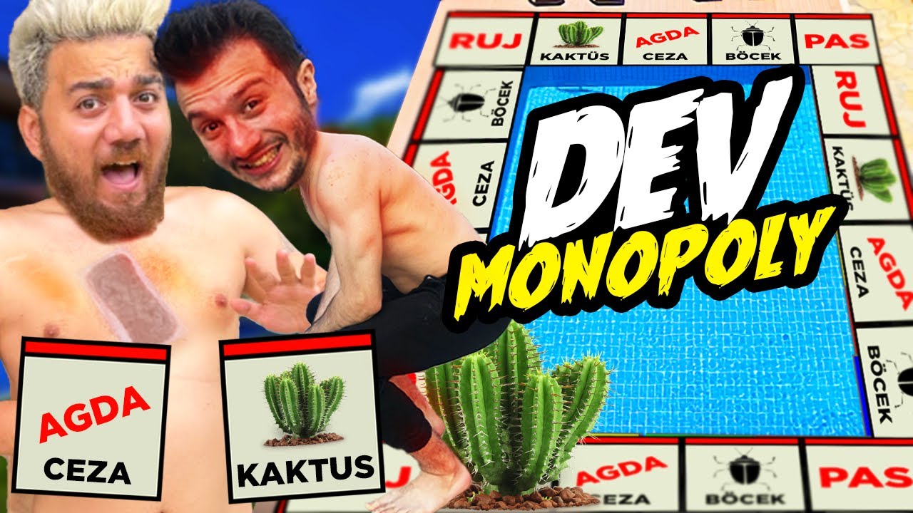 HAVUZDA CEZALI DEV MONOPOLY İLK ÇIKAN KAZANIR ?!