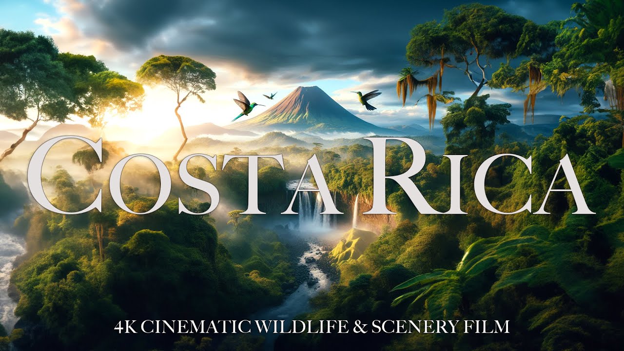 Коста-Рика 4K — кинематографический фильм о дикой природе | Живописный отдых