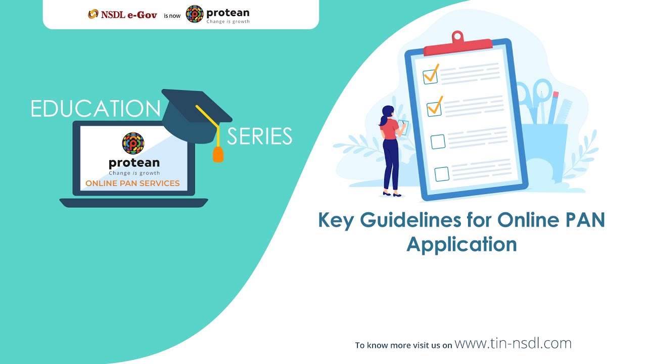 Key Guidelines for Online PAN application