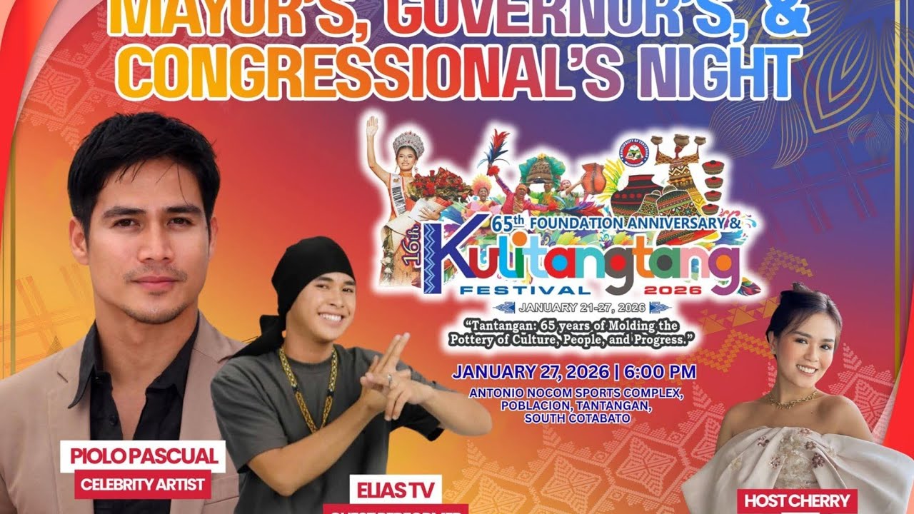 Piolo Pascual at Kulitangtang Festival 2026. Tantangan South Cotabato 