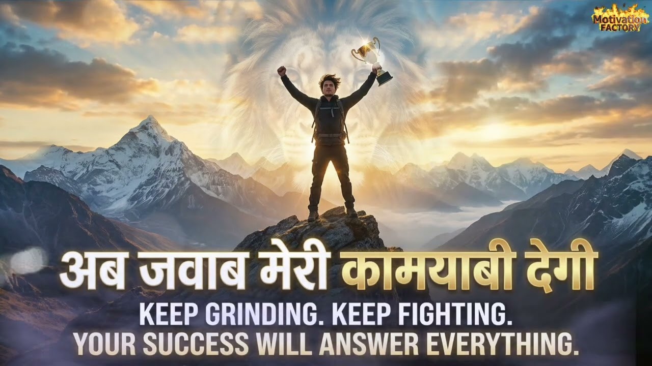 अब जवाब मेरी कामयाबी देगी 🔥 Powerful Motivational Song | Success Motivation | Motivational Music