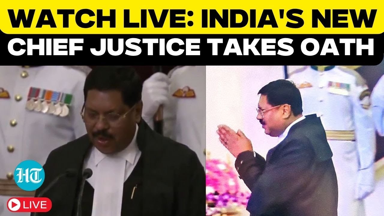 LIVE: New CJI Oath - BR Gavai Sworn In As Chief Justice Of India| Supreme Court| President Murmu