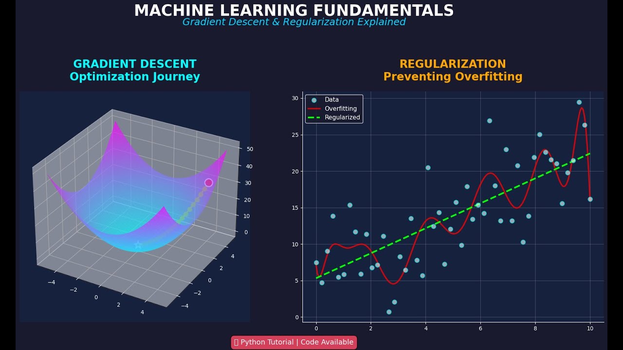 Descente de Gradient & Régularisation : Comment les Modèles Apprennent VRAIMENT