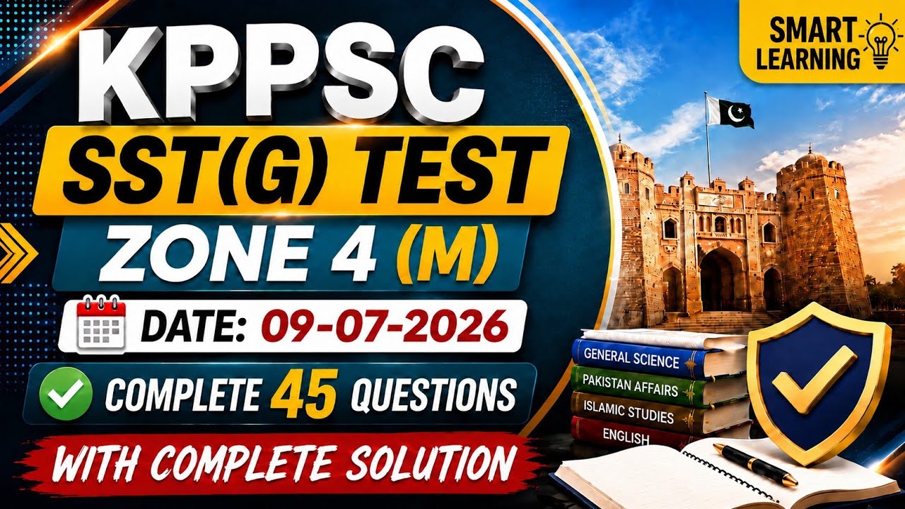 KPPSC SST (General) Zone 4 (Male) Test | Complete 45 Questions with Detailed Solutions