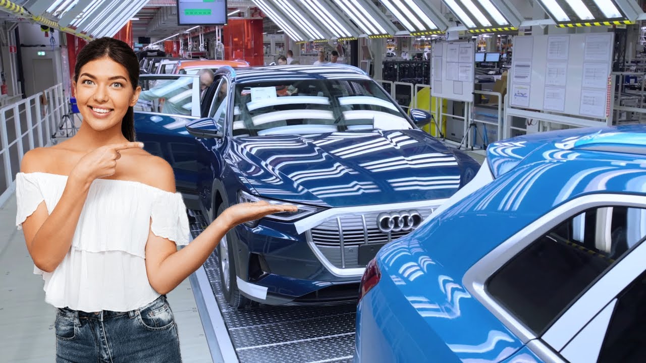 AUDI e -Tron ELECTRIC Car Factory PRODUCTION PLANT 2023