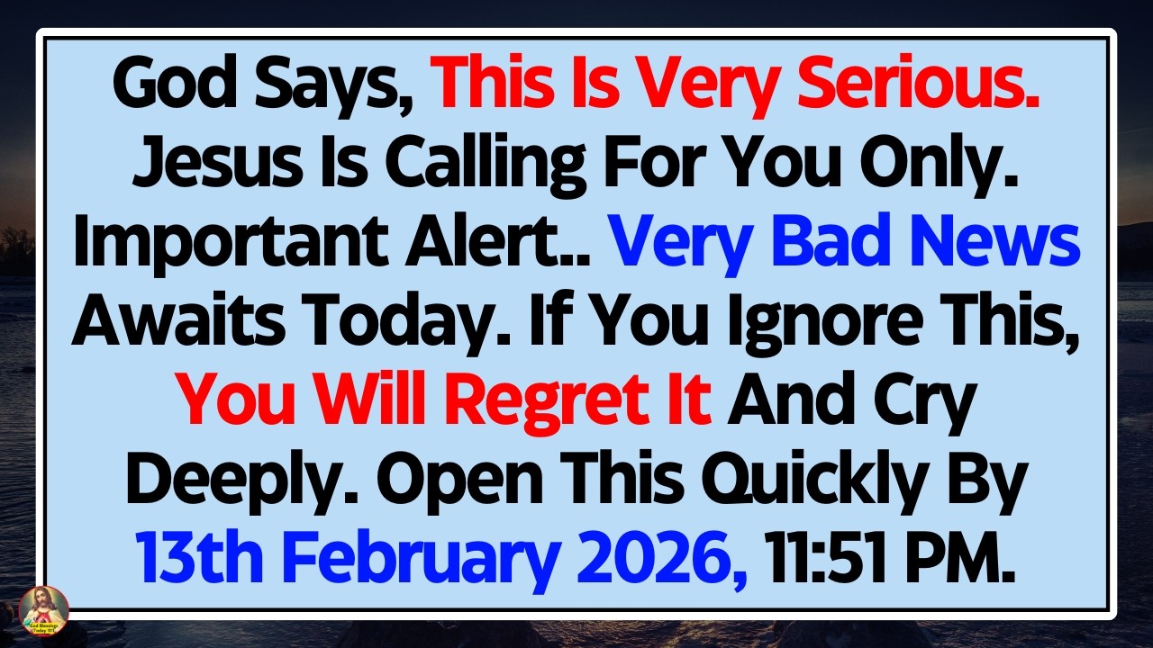 11:11💌God Says: This Is Very Serious... Jesus Is Calling For You Only...✝️God Blessings Today 1111
