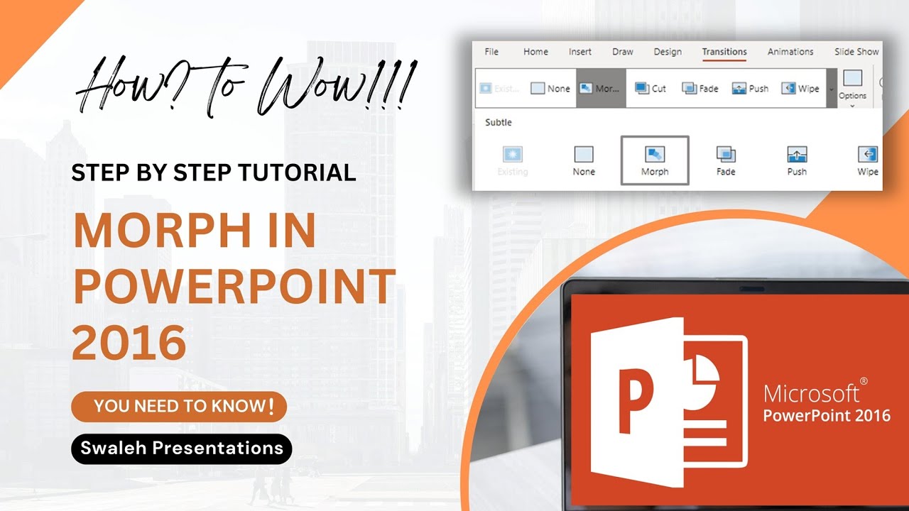How to Use Morph Transition in PowerPoint 2016 💥 [Tutorial]