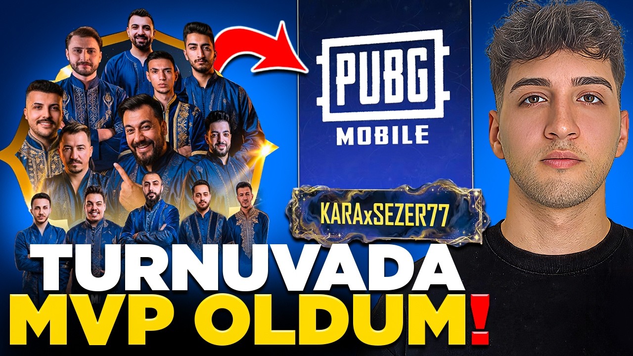 PUBG MOBİLE RAMAZAN YAYINCILARI TURNUVASINDA MVP OLDUM!