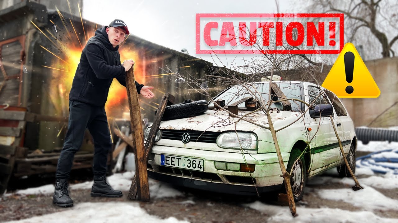 APLEISTO VW GOLF PRIKĖLIMAS
