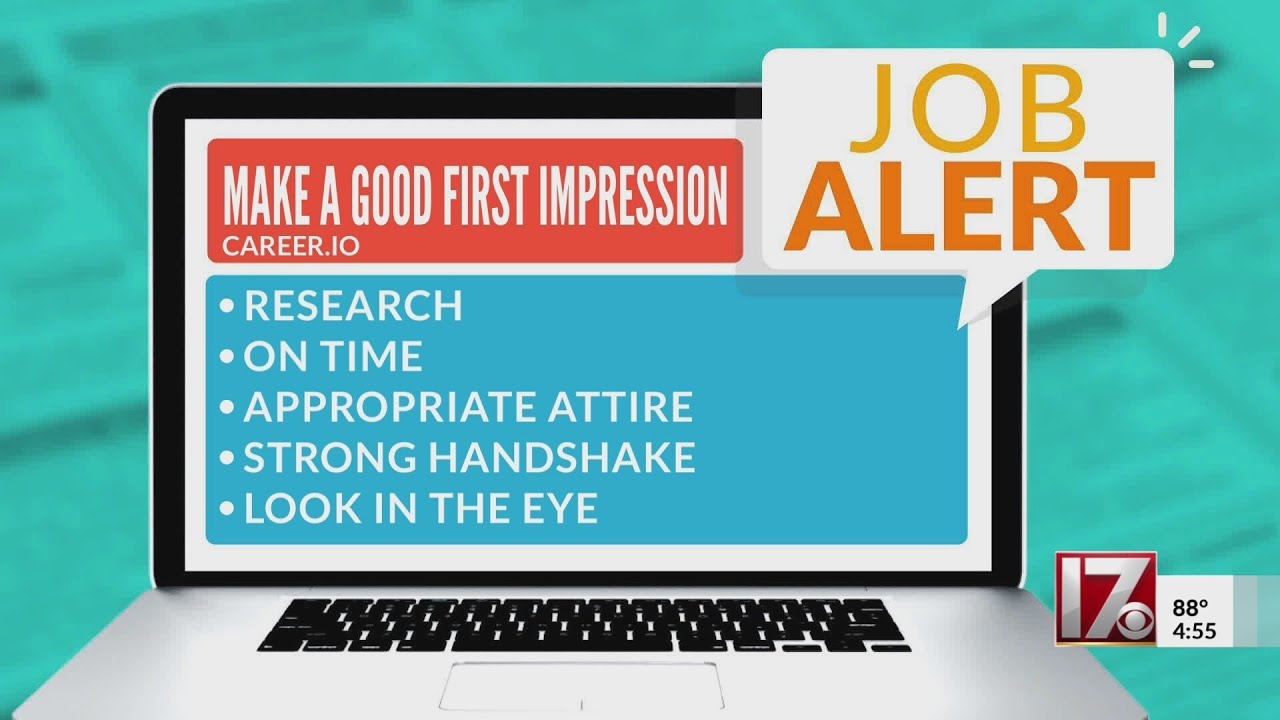 Job Alert: How to make a good first impression