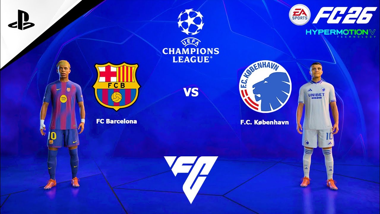 FC 26 PS4 - FC Barcelona vs Copenhagen | UEFA Champions League