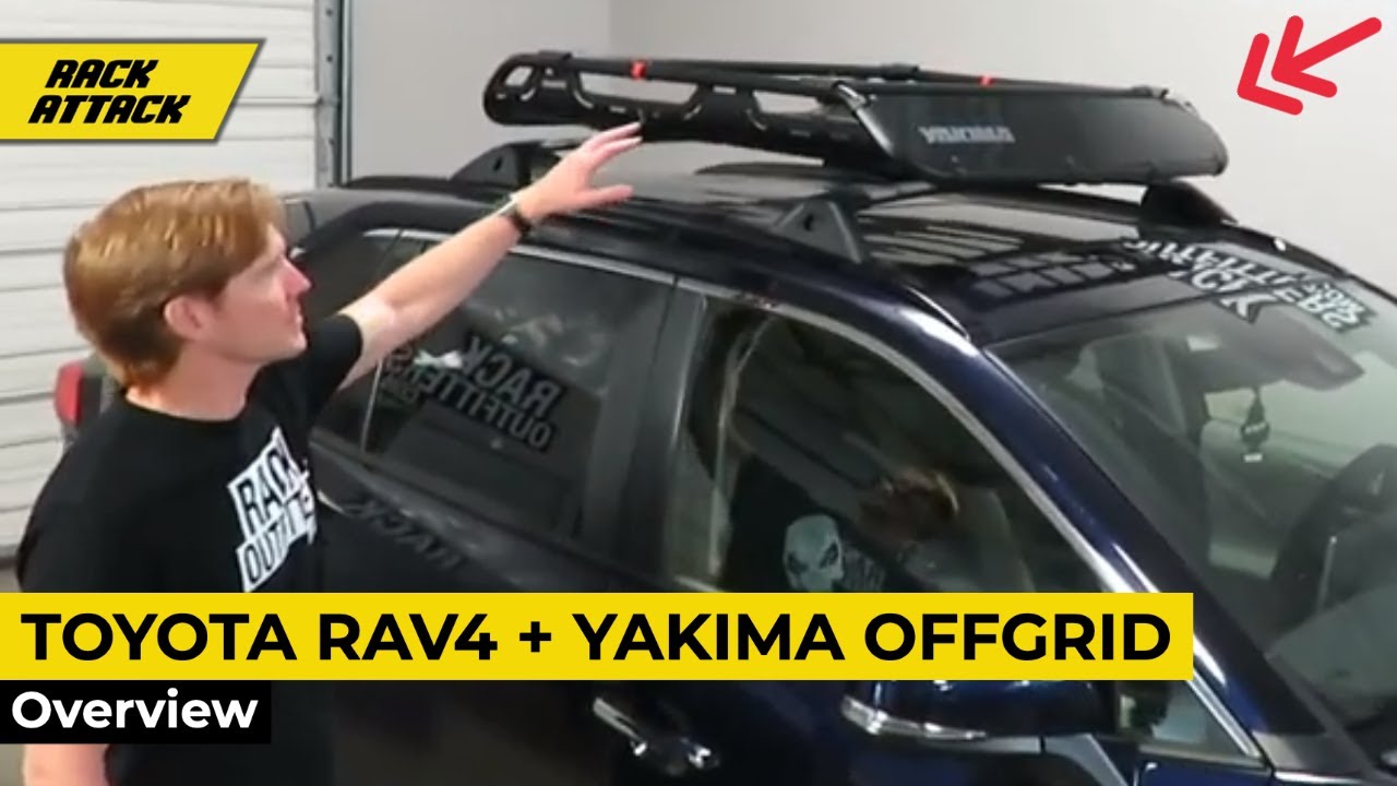 2019+ Toyota RAV4 with Yakima OffGrid Medium Rooftop Basket Overview
