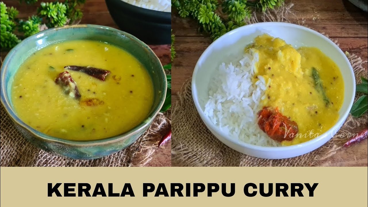 Kerala Parippu Curry | Kerala style Moong Dal Curry | Vanita's Corner