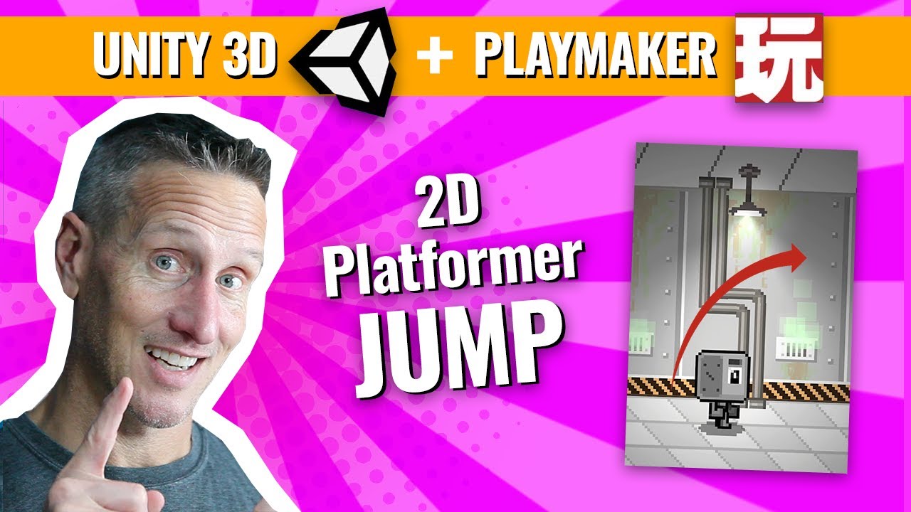 Unity Playmaker 2D-платформер - прыжок игрока и проверка земли