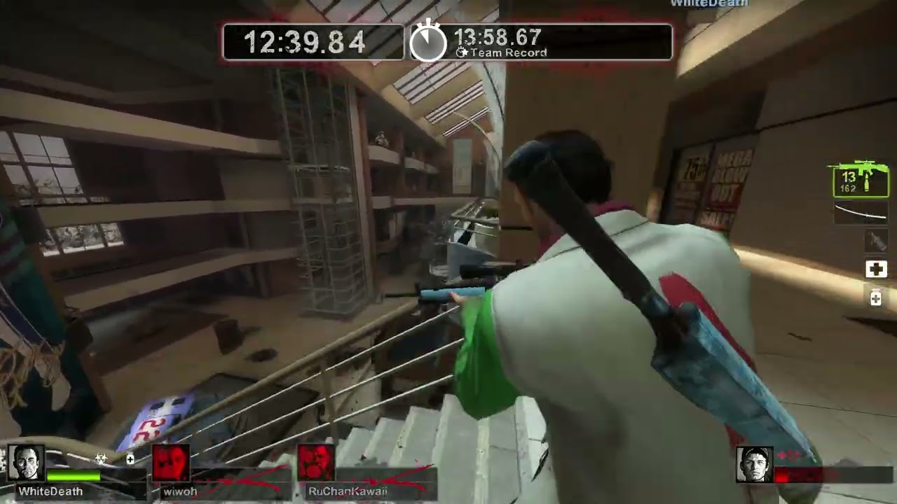 Dead Center | Atrium | Survival Mode Random round | Left 4 Dead 2