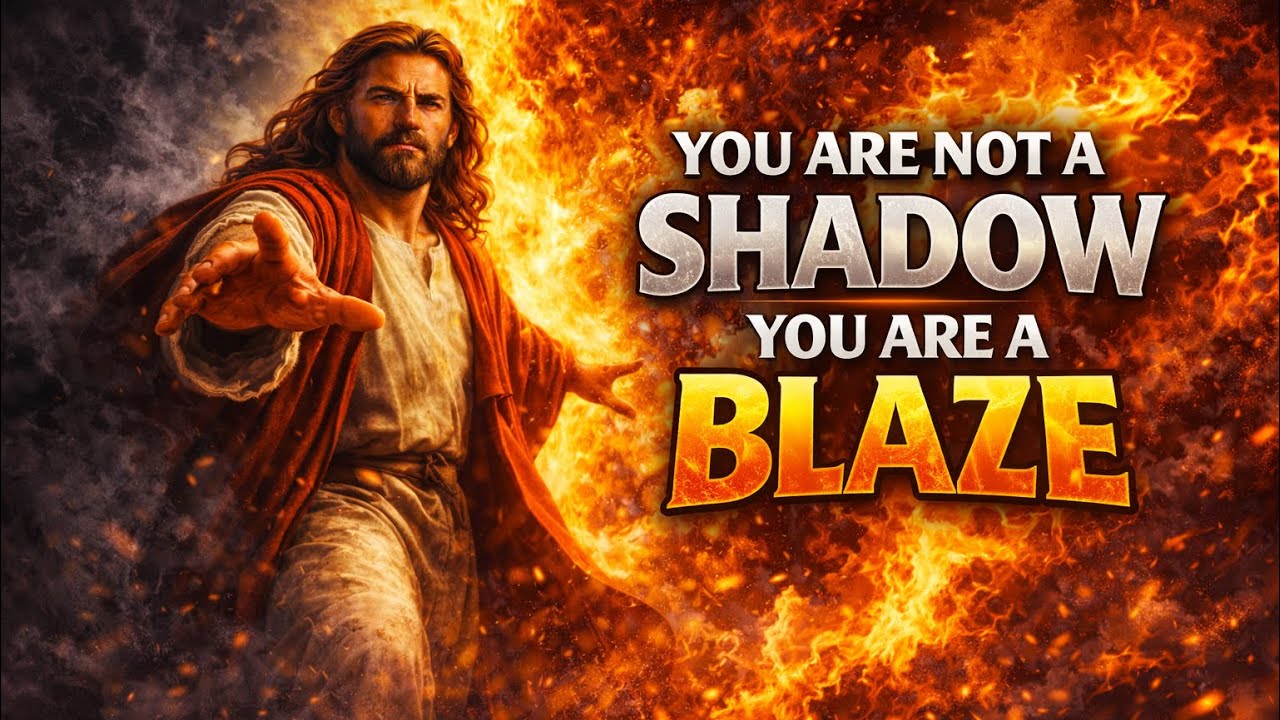 You Are Not a Shadow – You Are a Blaze | Prophetic Fire Messages