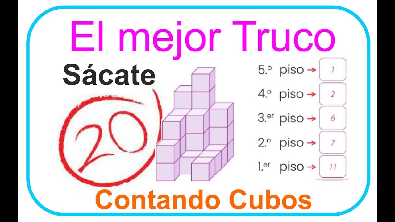 EL MEJOR TRUCO PARA CONTAR CUBOS
