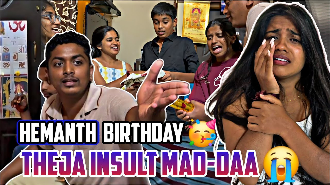 Birthday Celebration 🎉 ❌Theja hurts Sandhya ✅| never ever believe your cousin’s