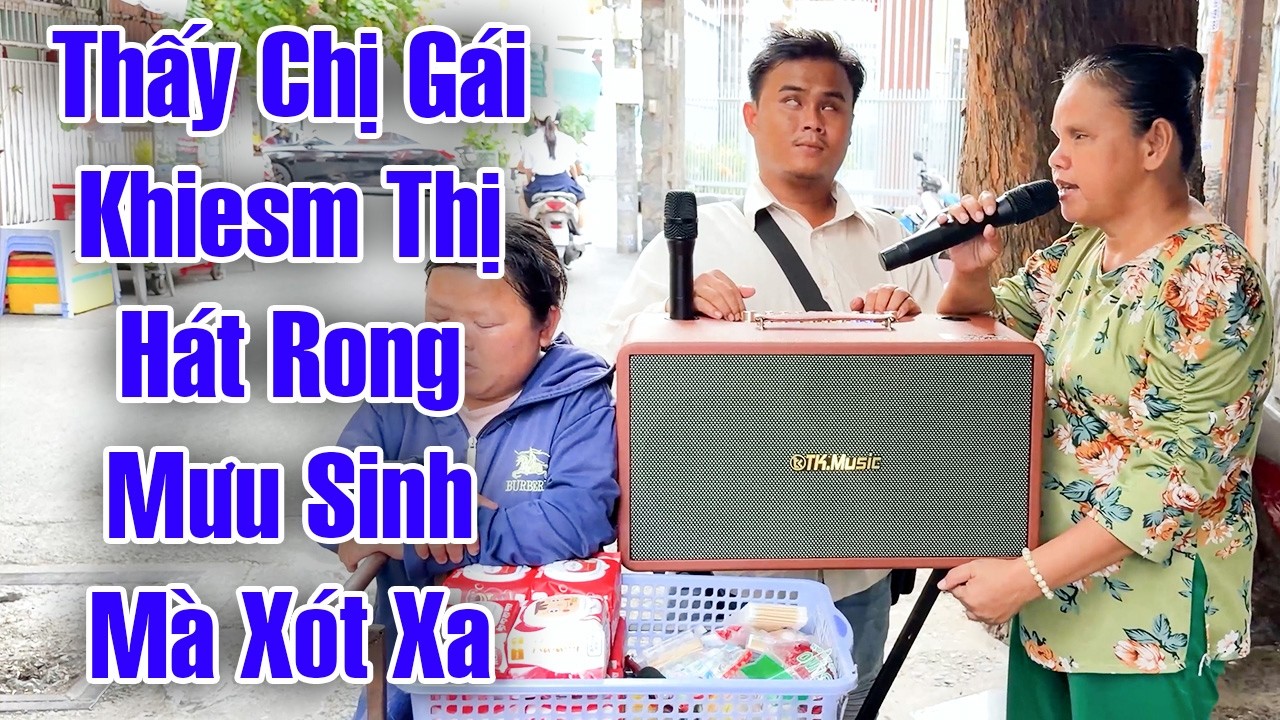 Chị Gái Khiếm Thị Hát Rong Mưu Sinh Hát Quá hay Khiến Khán Giả Nghe Vỗ Tay Không Ngớt | Diệu Loan