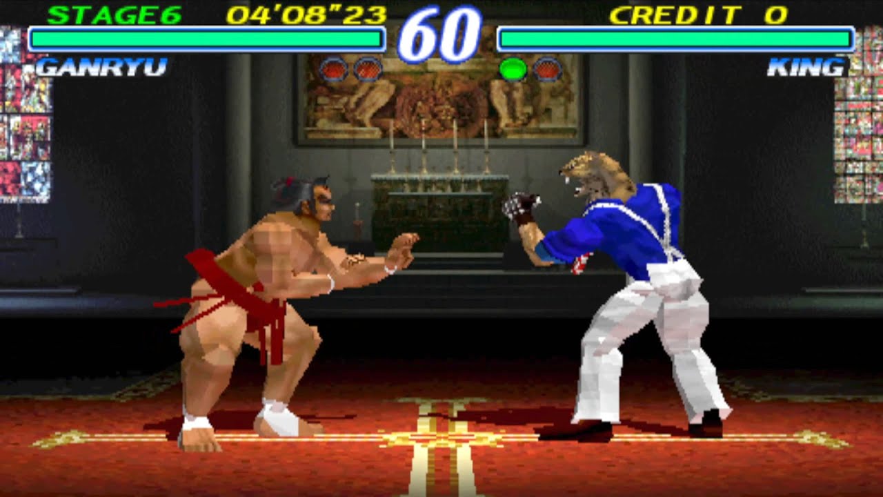 Tekken 2 VER.B [Arcade] - play as Ganryu