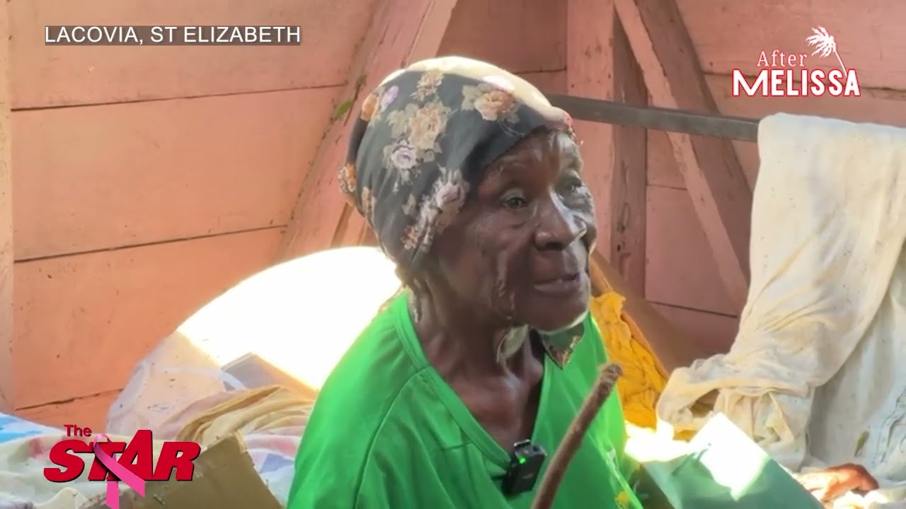 92-летняя женщина использует веранду, чтобы укрыться от Мелиссы
