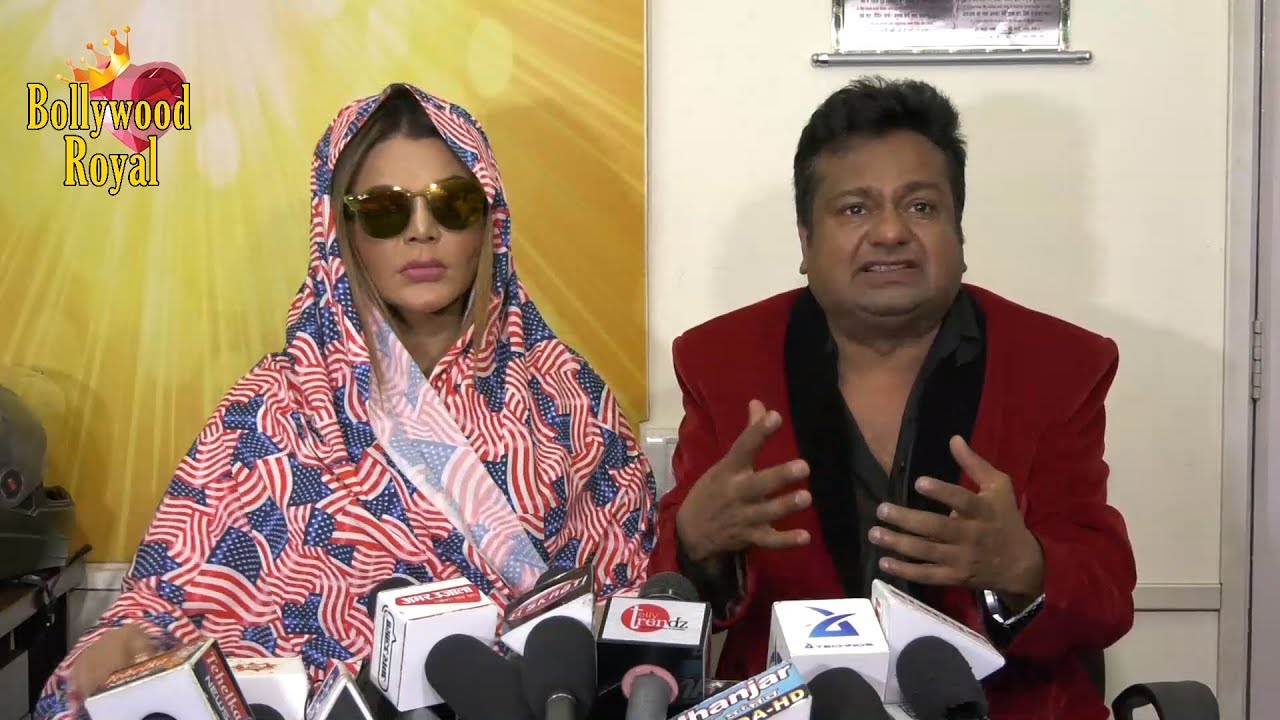Rakhi Sawant & Deepak Kalal At Press Conference For Marriage Part-1