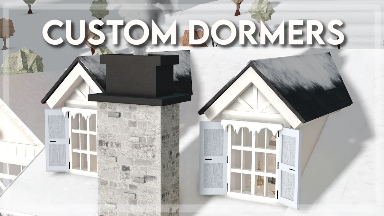 How to Make Custom Dormers (Roof Pop-Outs) in Bloxburg!