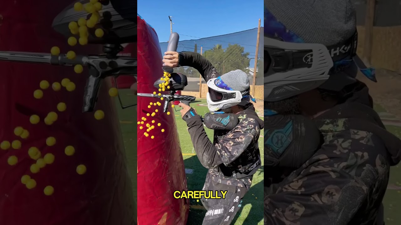 Why do paintball players always seem to waste so many bullets #automobile  #technology  #machinery