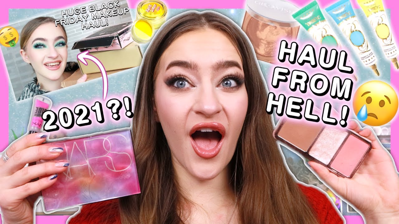 The Makeup Haul From HELL?! Reacting To My Haul From 2021!! (were they decluttered?)