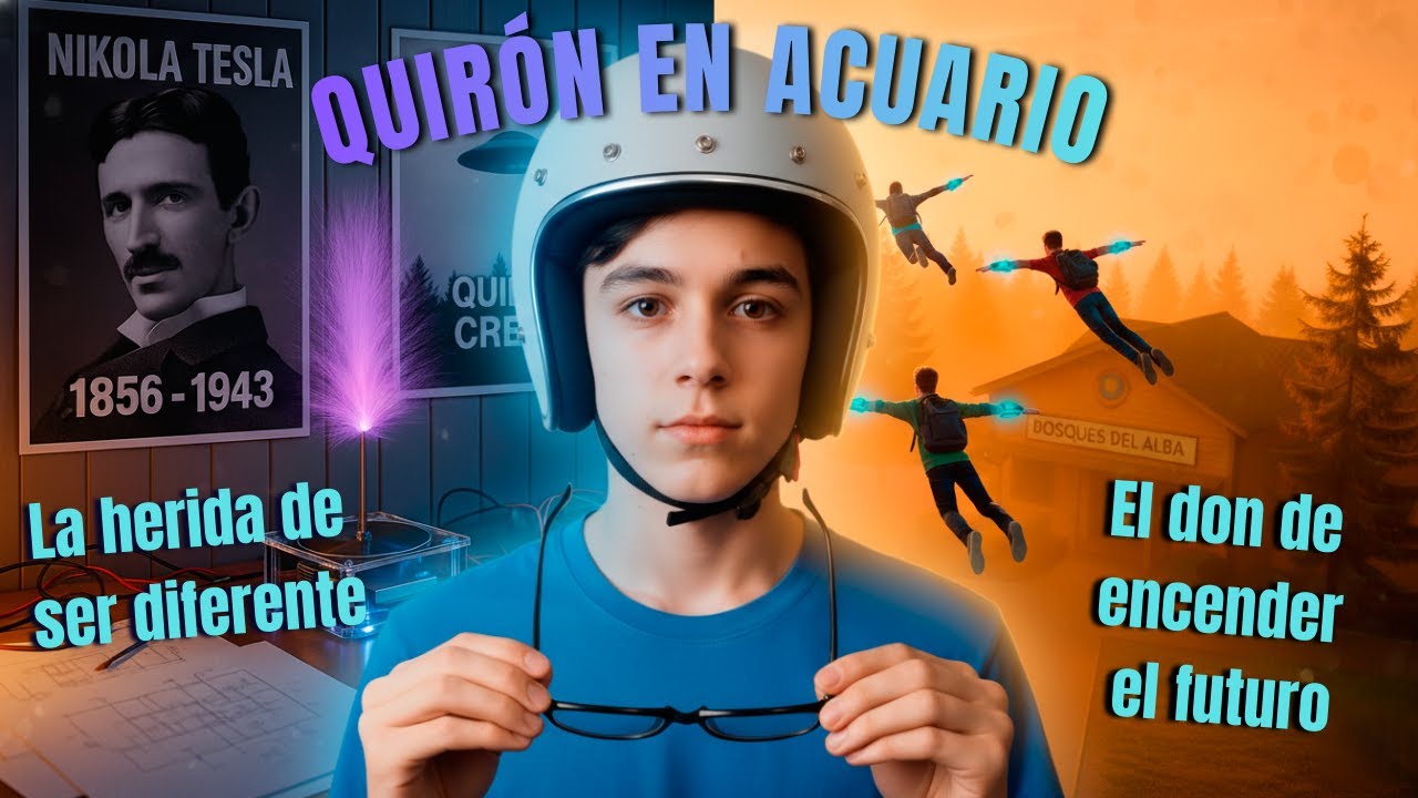 QUIRÓN EN ACUARIO - La herida de ser diferente, el don de encender el futuro - VIDEO OFICIAL