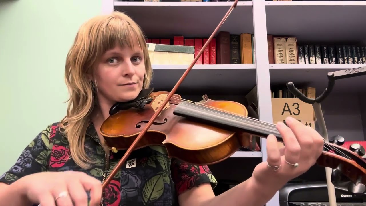 Slängpolska efter Magnus Theorin - Fiddle Practice Video