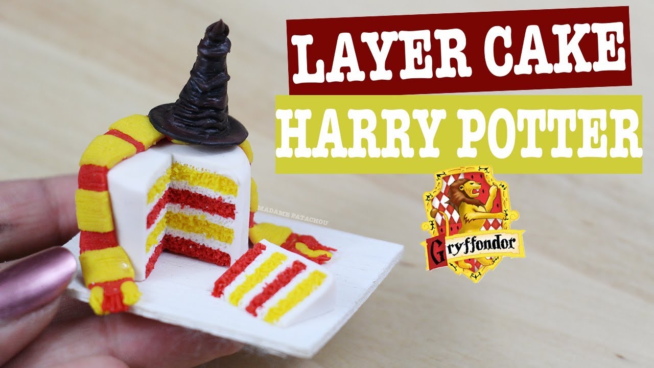 HARRY POTTER CAKE⎪Fimo