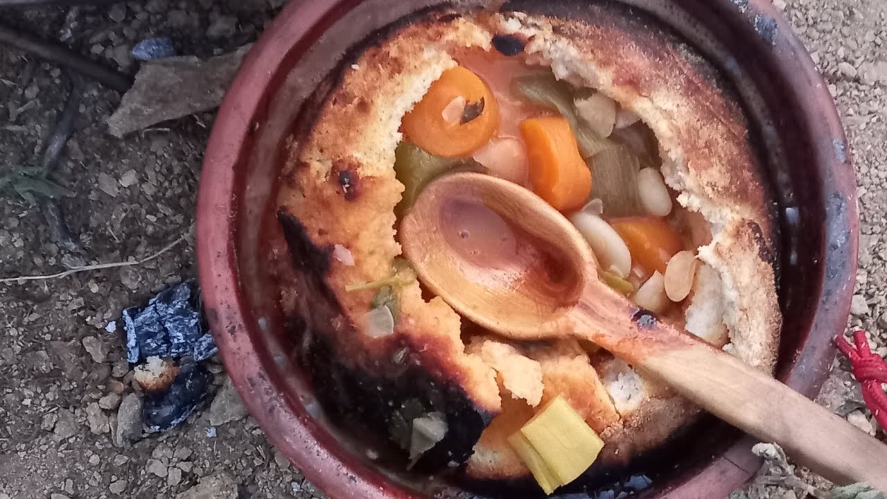 Bushcraft Greek Cooking...Two day's in the wilderness with beautiful smells