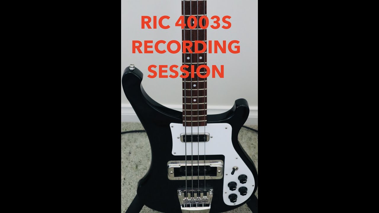 Rickenbacker 4003s Recording Session