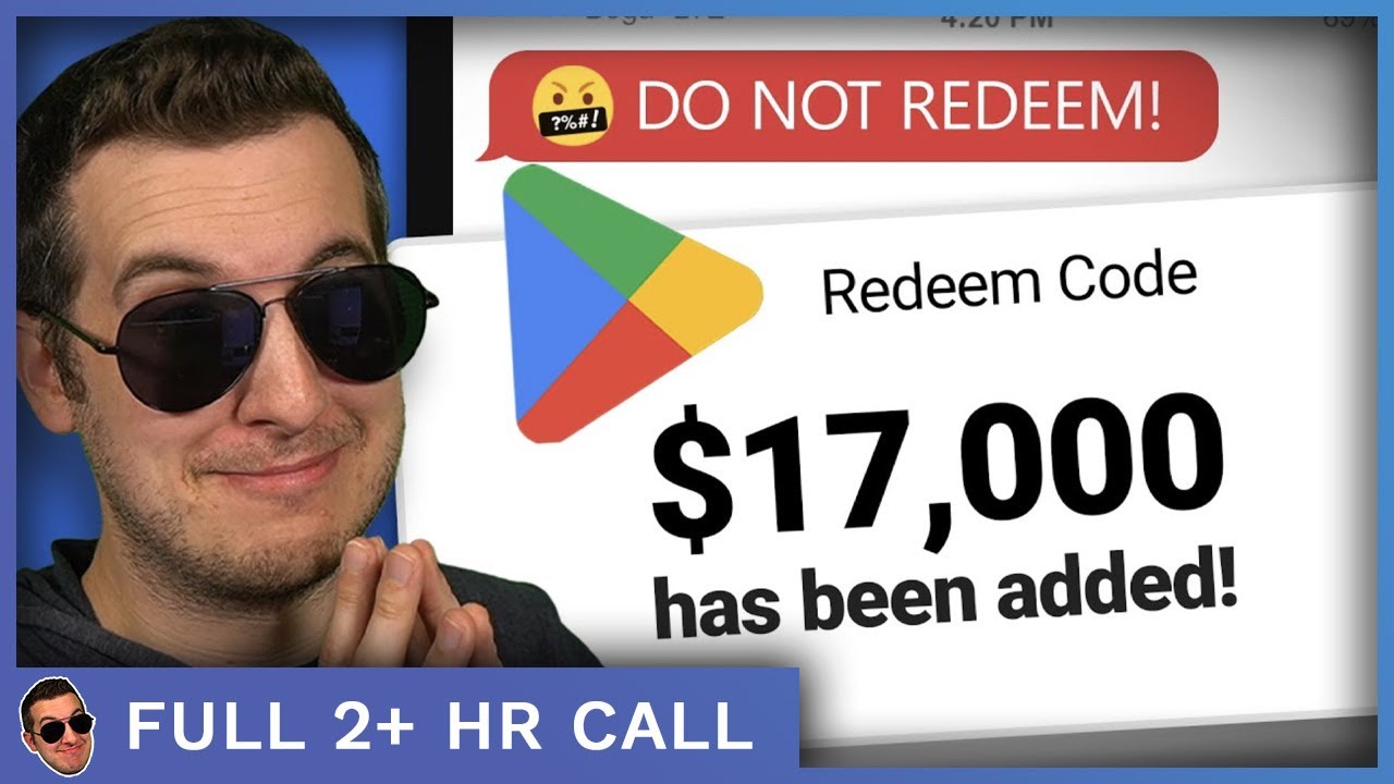 Scammers Wanted $17,000 - They Watch Me Waste It All (full 2hr call)