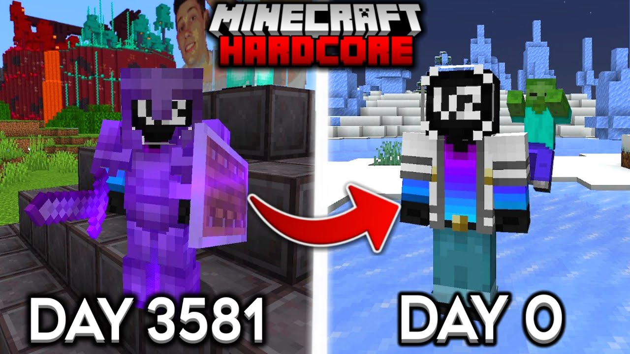 Я НАЧИНАЮ ЗАНОВО в Minecraft Hardcore...