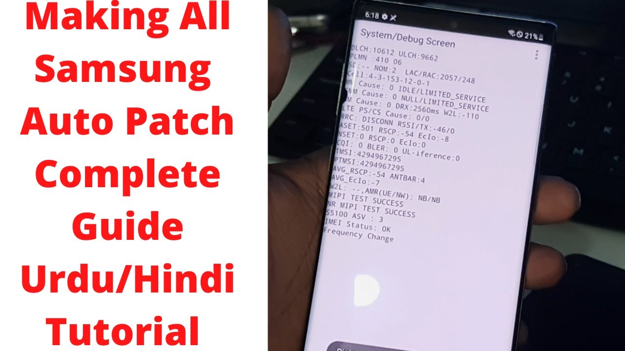 Making All Samsung Auto Patch Complete Guide Urdu/Hindi Tutorial samsung super autopatcher tutorial