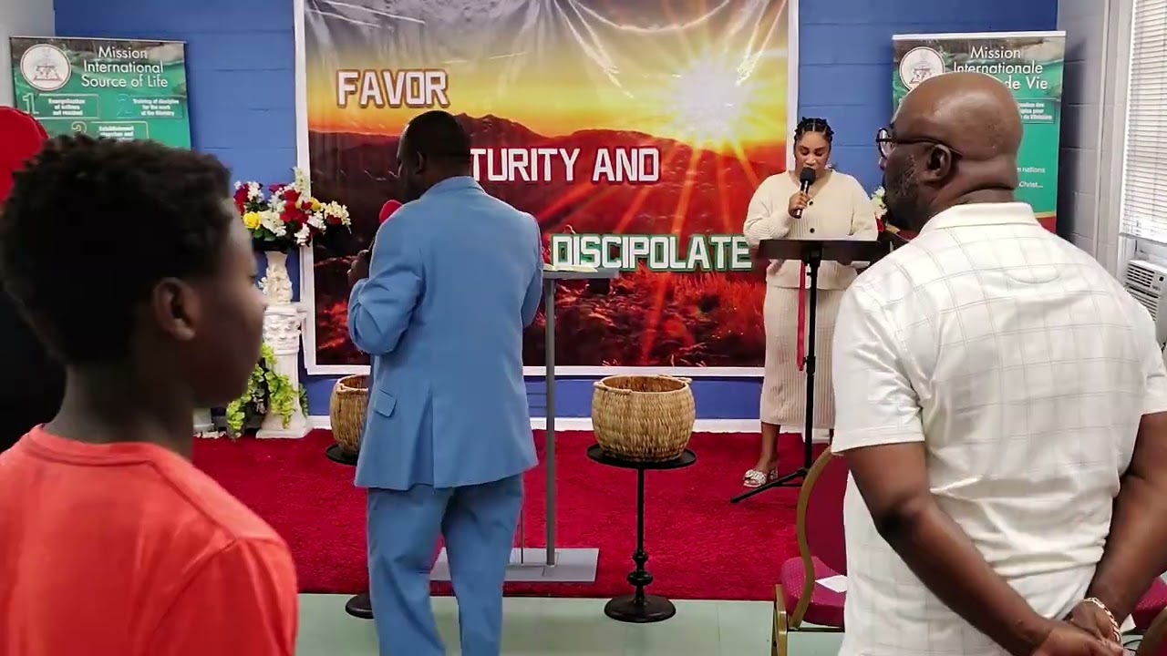 Mission Internationale source de vie Maryland. Révérend Martin N'doli. 18 Mai 2025