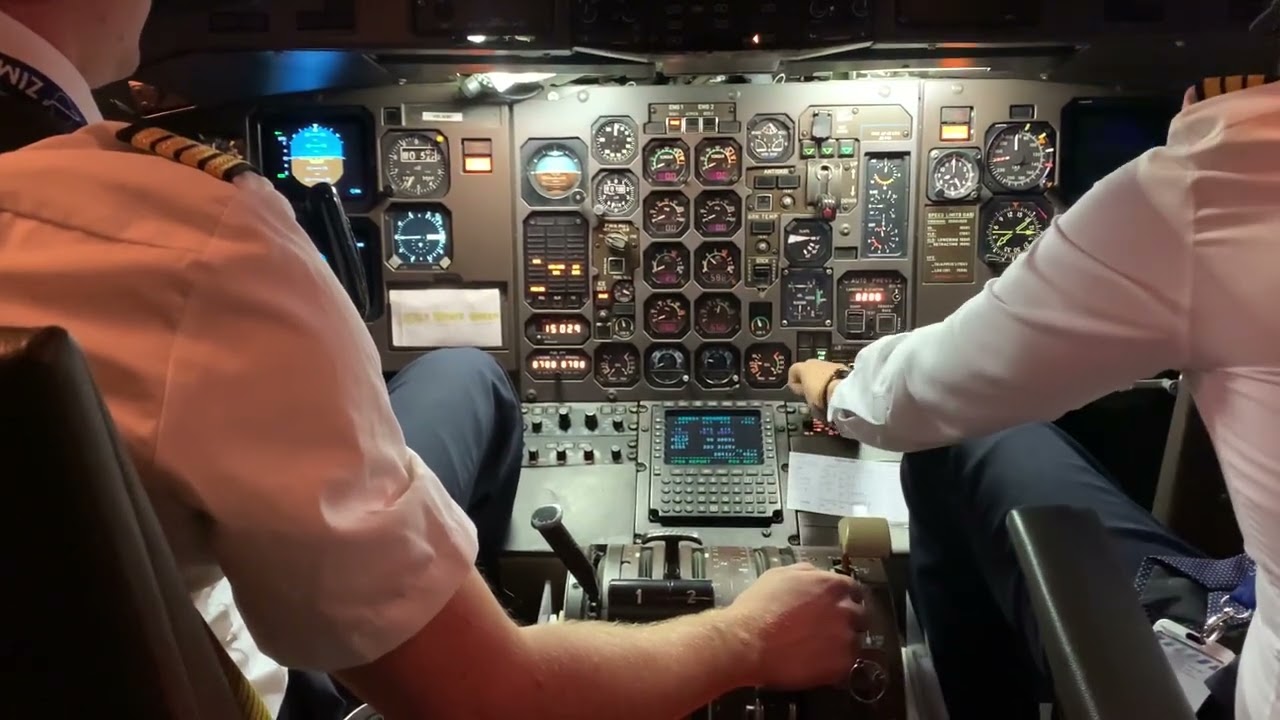 ATR42-200 start up cockpit view