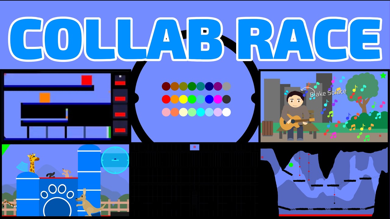 24 Marbles Race Special: Collab Race (by Algodoo)