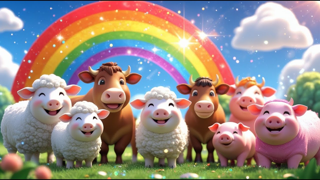 🌙🐮 Hey Diddle Diddle Nursery Rhyme for Kids | Fun Cartoon Song 🎶