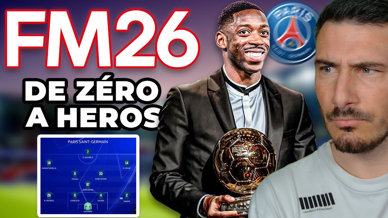 ON JOUE LE PSG POUR UNE QUALIFICATION EN LDC ! | Épisode 89– Zéro à Héros (Football Manager 26)
